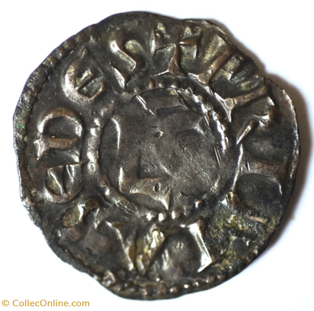 monnaies europe medievale france feodales lyonnais archeveche de lyon denier anonyme