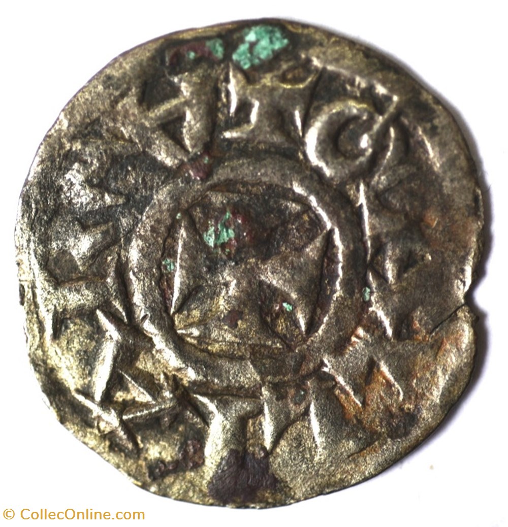 monnaies europe medievale france feodales lyonnais archeveche de lyon denier anonyme