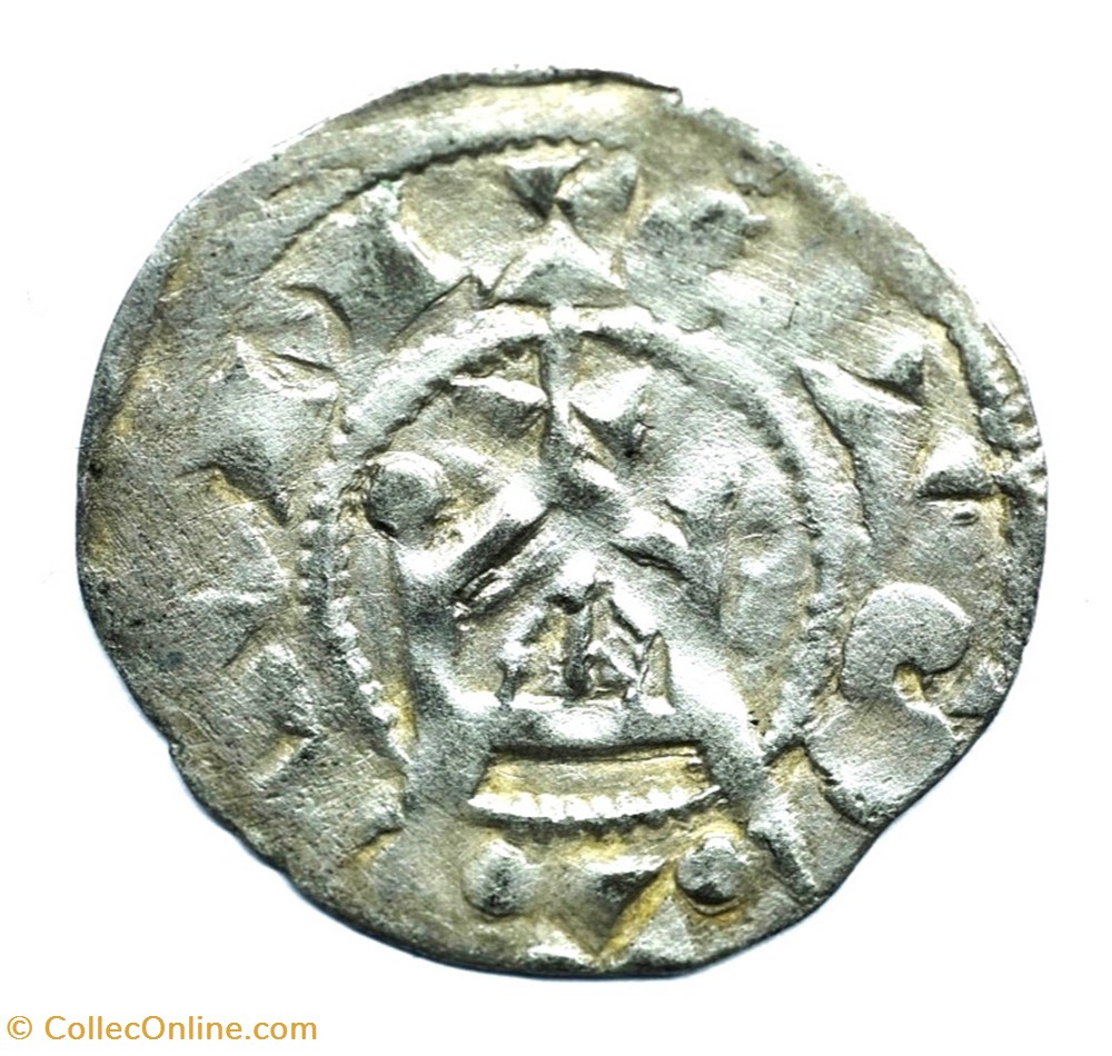 monnaies europe medievale france feodales berry saint aignan denier henri ii de donzy
