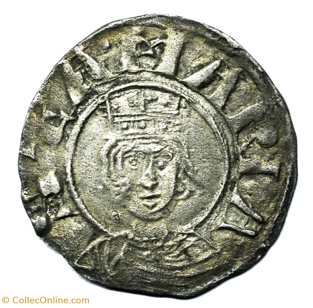 monnaies europe medievale france feodales auvergne clermont denier anonyme eveche de clermont