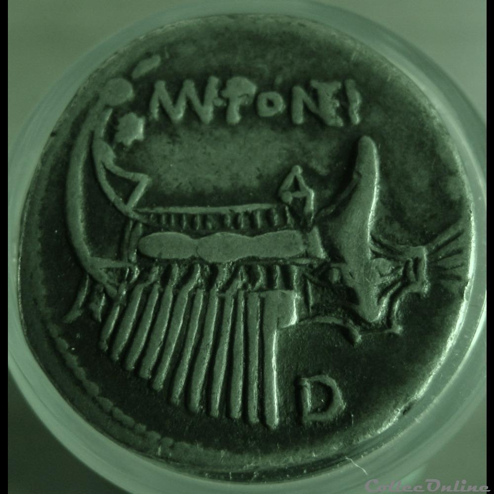 monnaie antique romaine denier fonteia