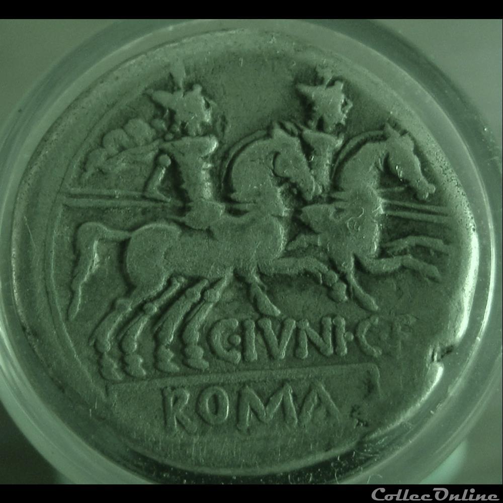 monnaie antique romaine denier junia