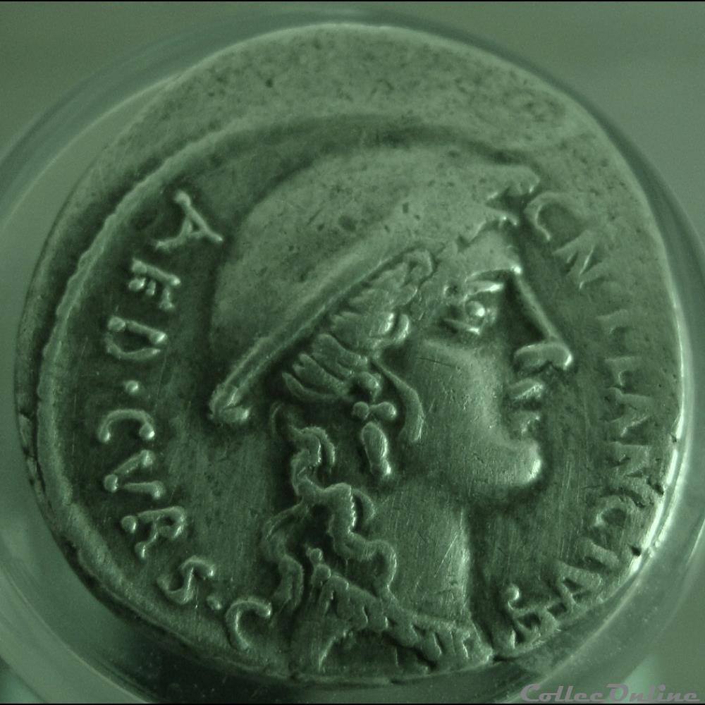 monnaie antique romaine denier plancia