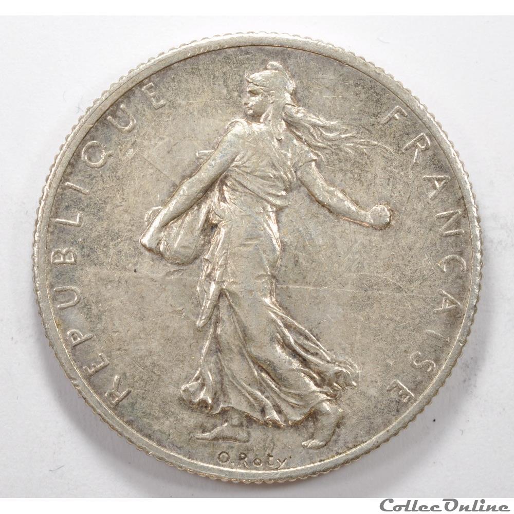 2 Franc Semeuse 1918 monnaie france moderne 2 franc semeuse 1918