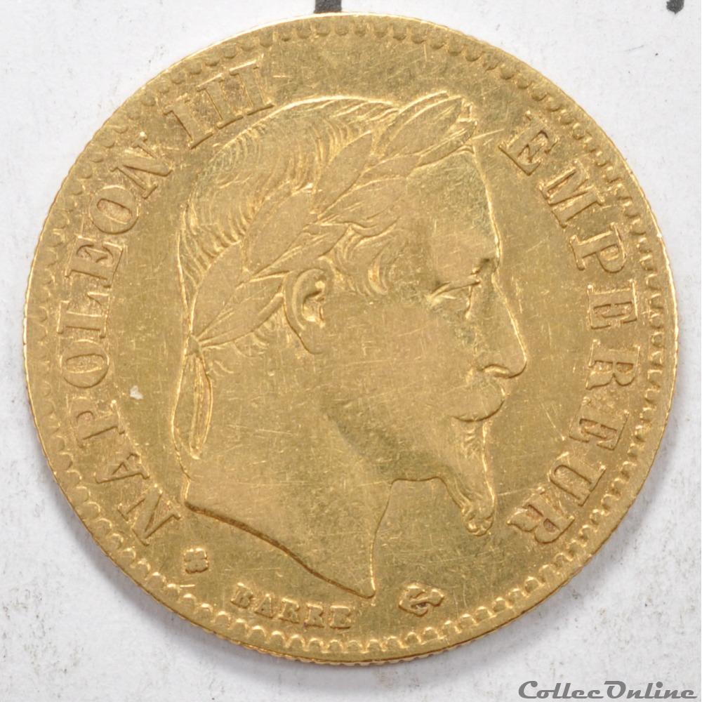 10 franc Napoleon III tete Laurée 1862 monnaie france moderne 10 franc napoleon iii tete lauree 1862