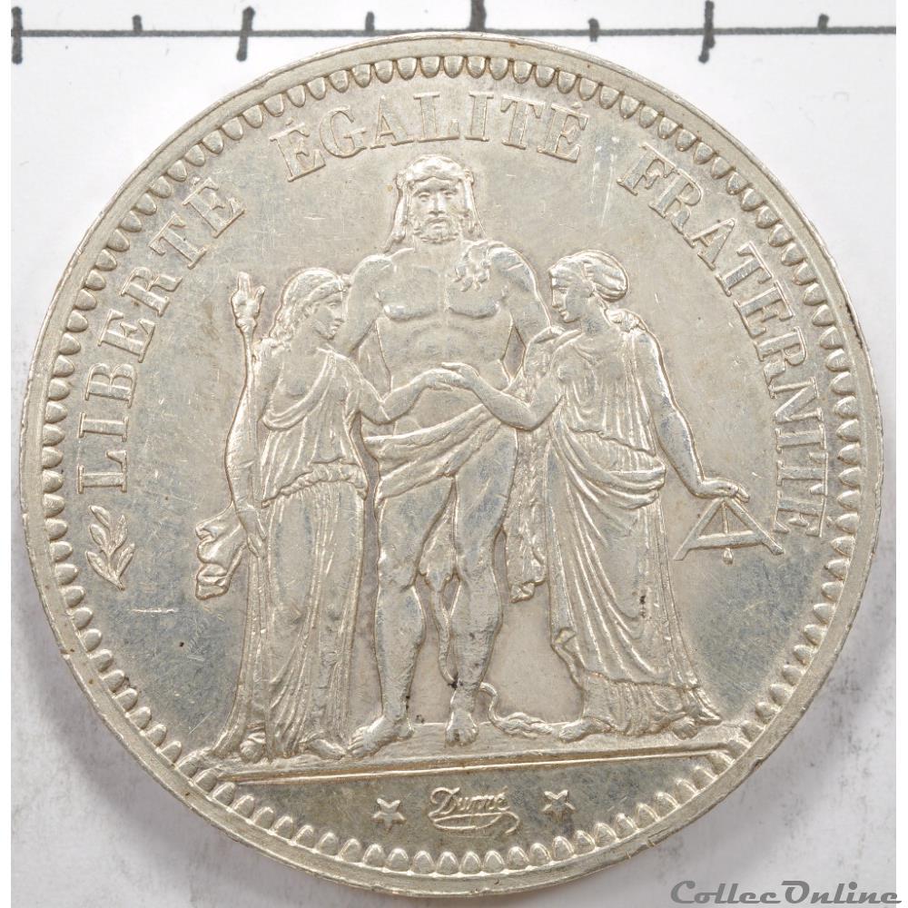 5 Francs Hercule 1873 monnaie france moderne 5 francs hercule 1873