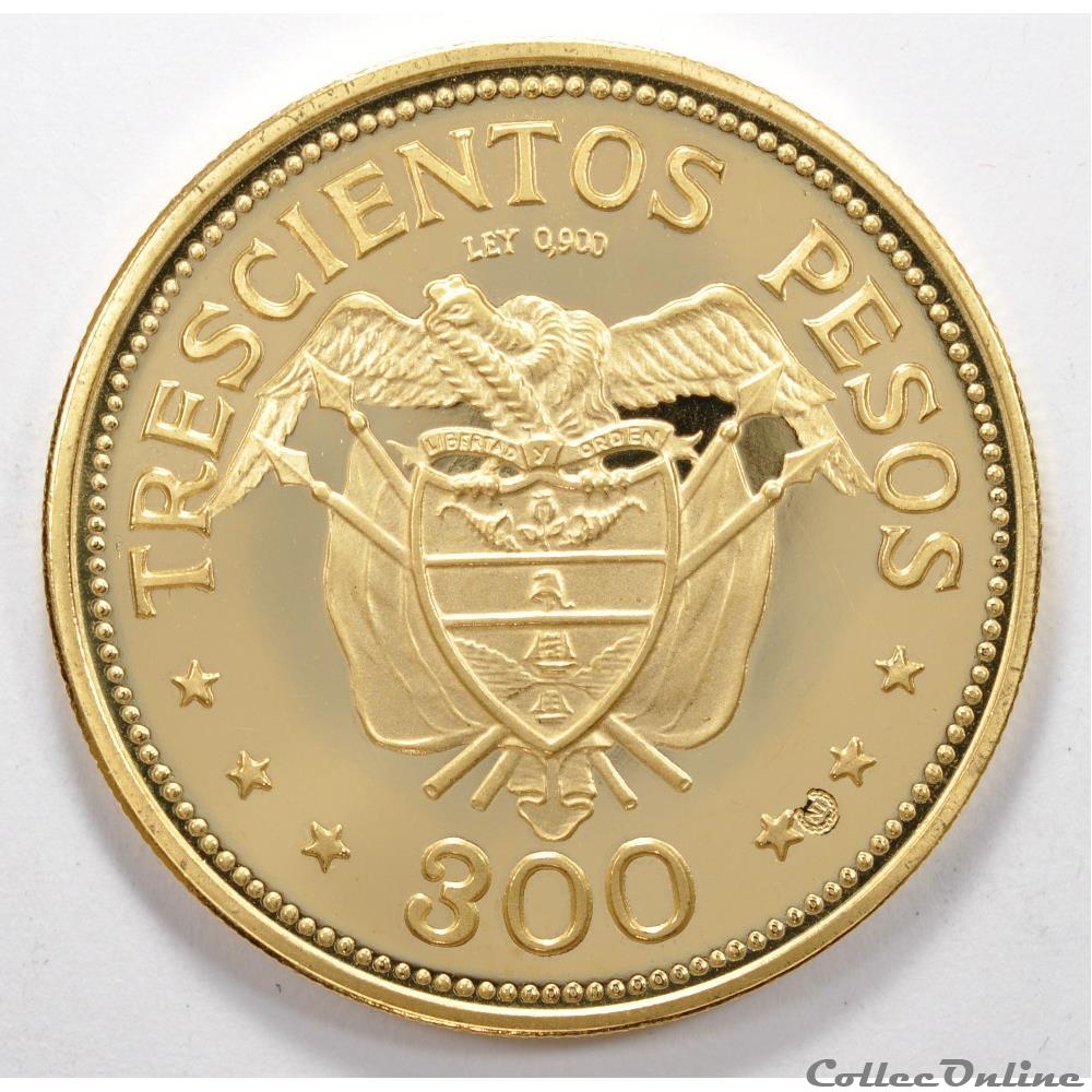300 Coffret Congreso eucaristico international de bogota monnaie monde colombie 300 coffret congreso eucaristico international de bogota