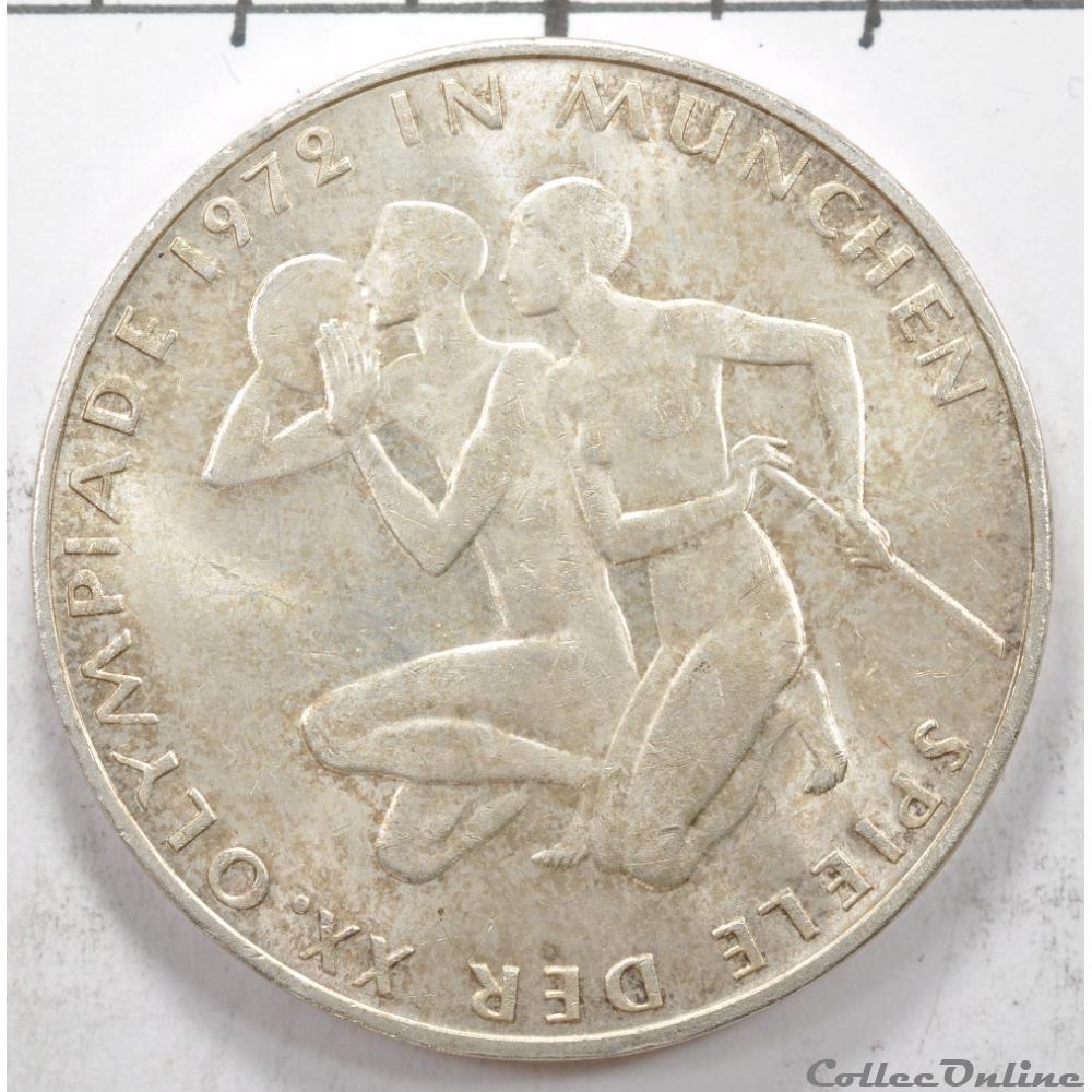 10 Deutchmark Jo Muninch 1972 monnaie monde allemagne 10 deutchmark jo muninch 1972