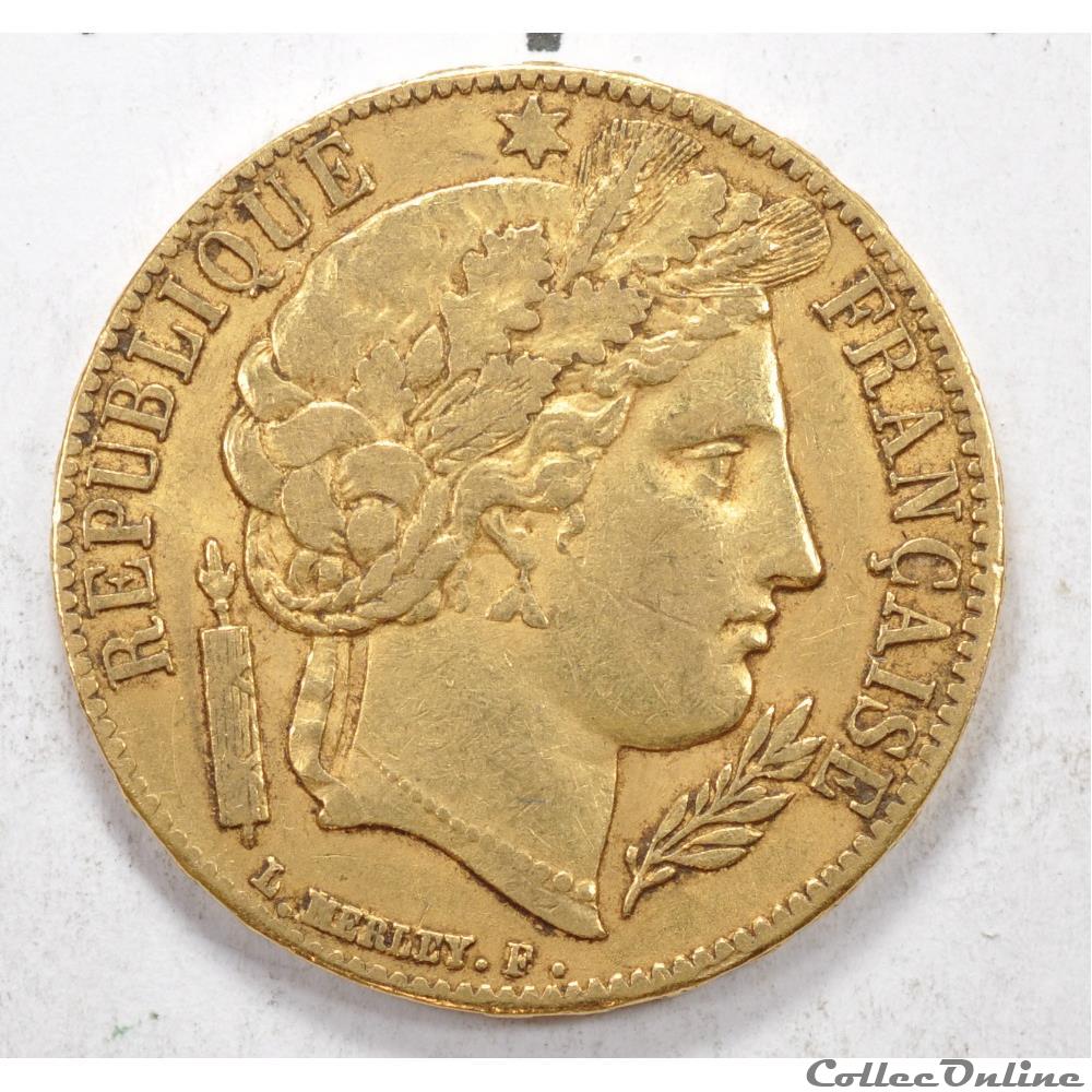 20 francs Ceres 1851 monnaie france moderne 20 francs ceres 1851