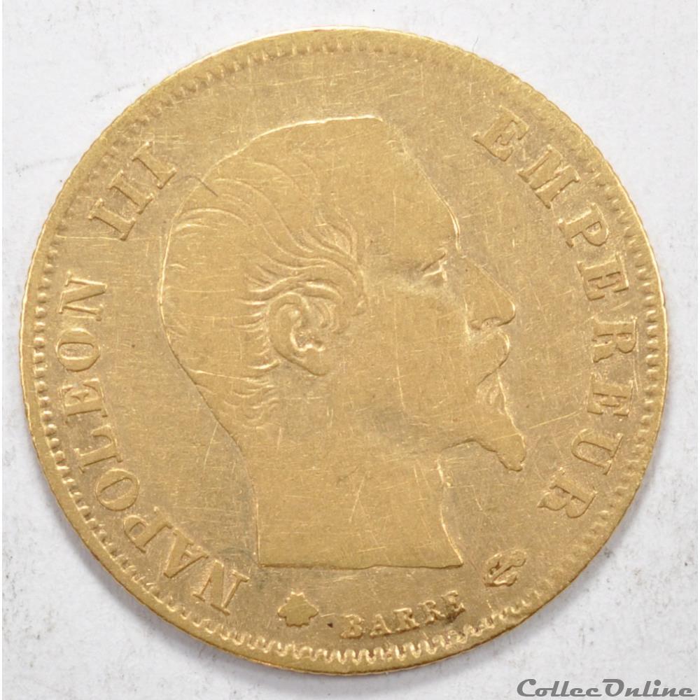 5 franc Napoleon III tete nue 1860 monnaie france moderne 5 franc napoleon iii tete nue 1860