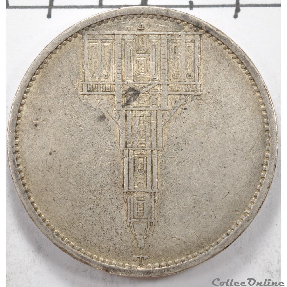 5 Reichsmark 3e Reich 1935 monnaie monde allemagne 5 reichsmark 3e reich 1935
