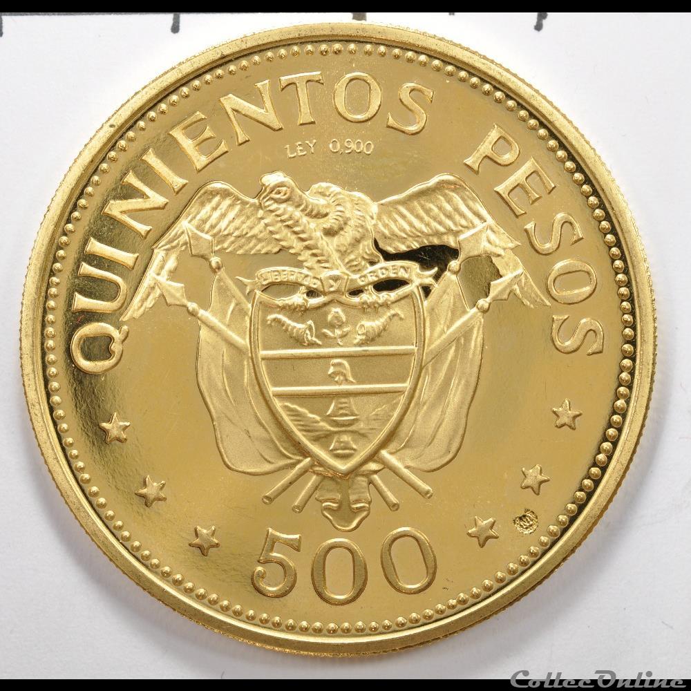 500 Coffret Congreso eucaristico international de bogota monnaie monde colombie 500 coffret congreso eucaristico international de bogota