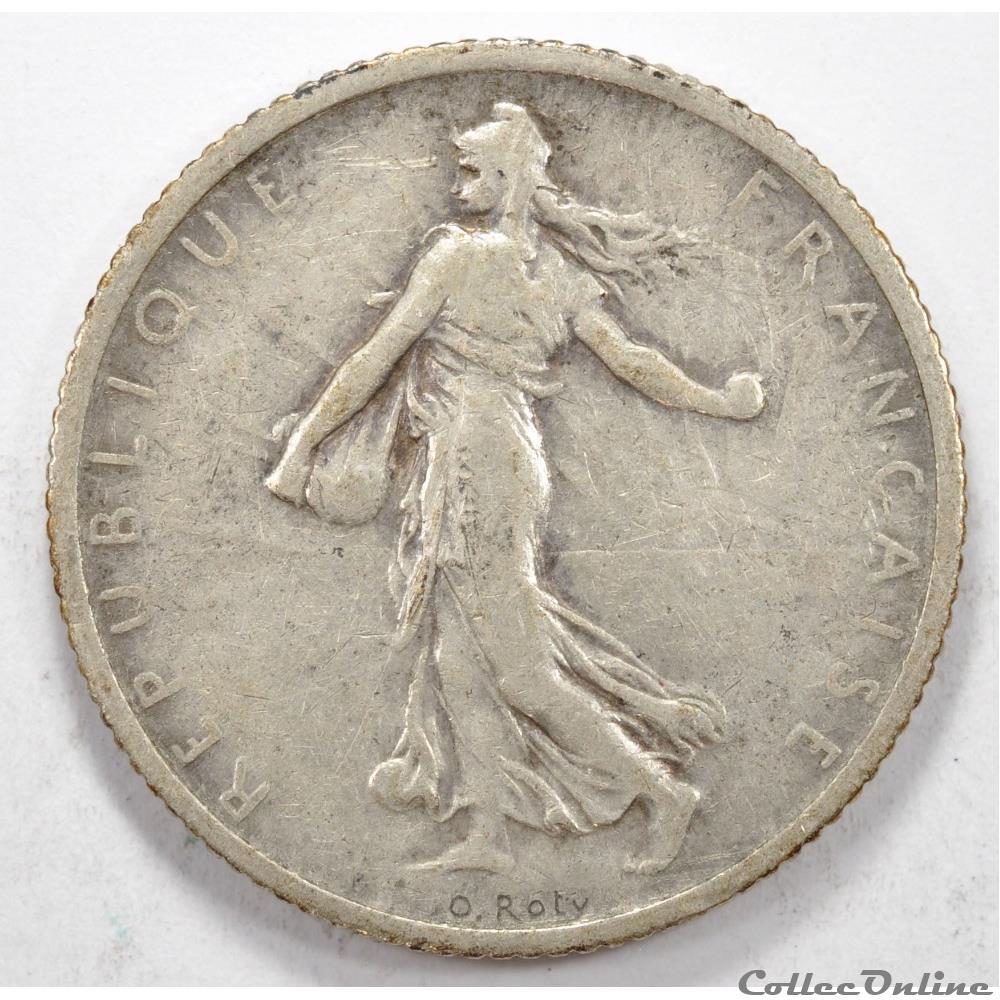 1 Franc Semeuse 1911 monnaie france moderne 1 franc semeuse 1911
