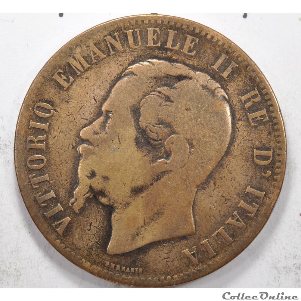 10 centesimi Vittorio Emanuele II 1867 monnaie monde italie 10 centesimi vittorio emanuele ii 1867