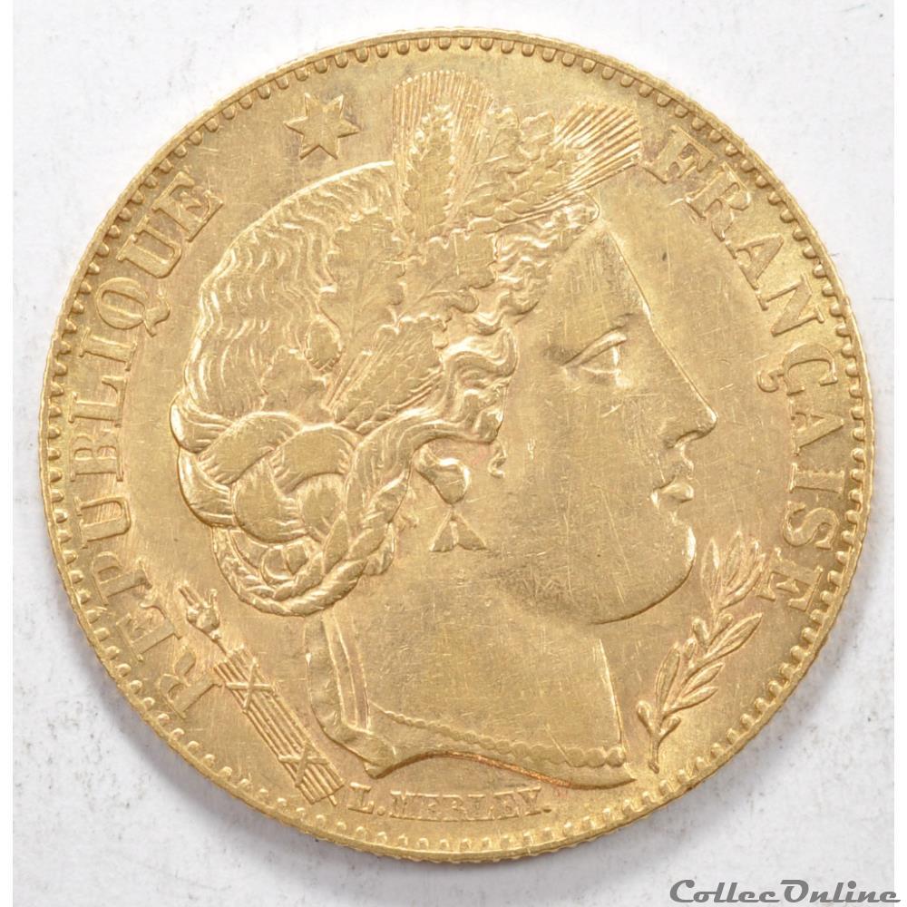 10 franc Napoleon III tete Laurée 1896 monnaie france moderne 10 franc napoleon iii tete lauree 1896