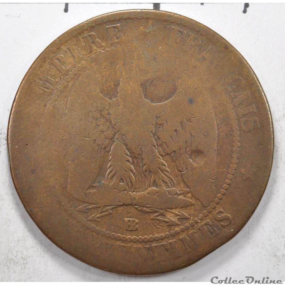 10 centimes Napoleon III tete Laurée 1861 France monnaie moderne 10 centimes napoleon iii tete lauree 1861 france