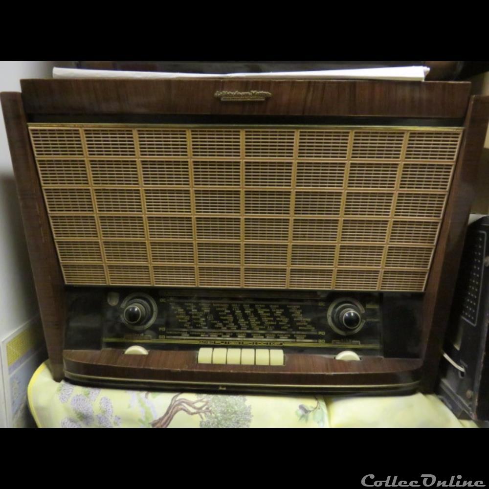 electro vintage radio la voix de son maitre