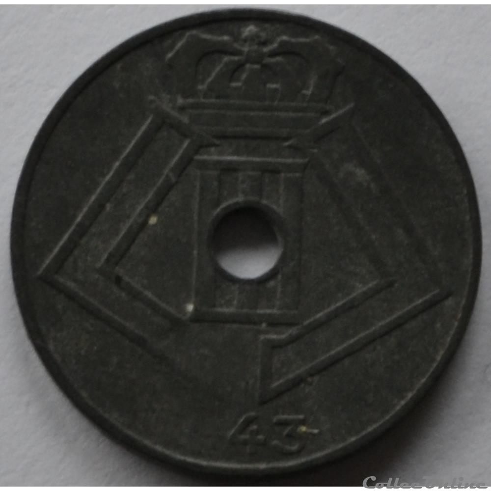 5 centimes 1943 monnaie monde belgique 5 centimes 1943