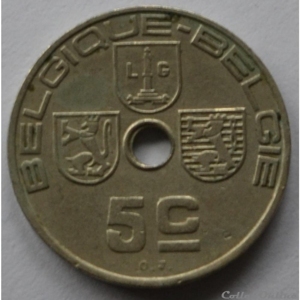 5 centimes 1938 monnaie monde belgique 5 centimes 1938