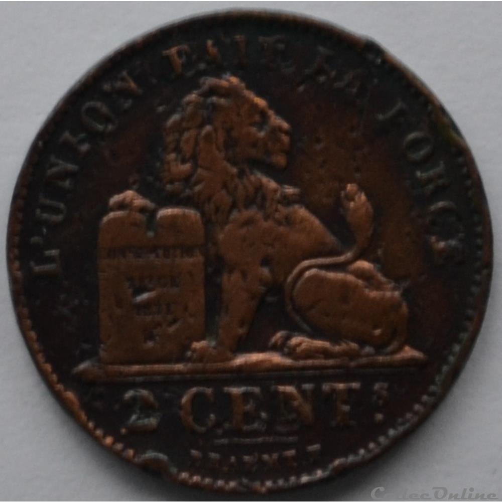 2 centimes 1909 monnaie monde belgique 2 centimes 1909