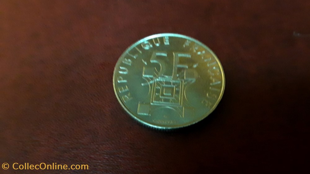 5 Francs 1989 Tour Effeil monnaies france modernes 5 francs 1989 tour effeil