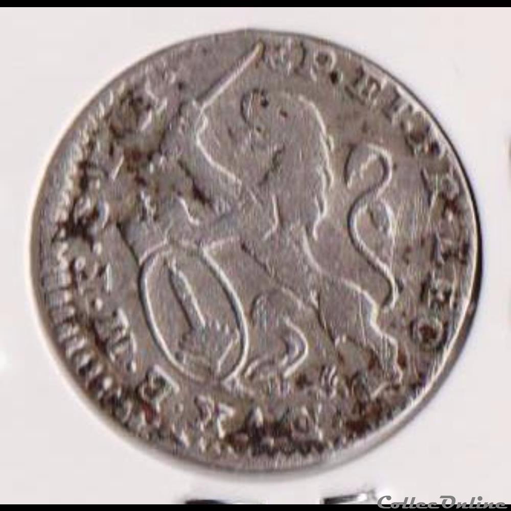 monnaie monde belgique escalin 1752 princ de liege j th de baviere lg16