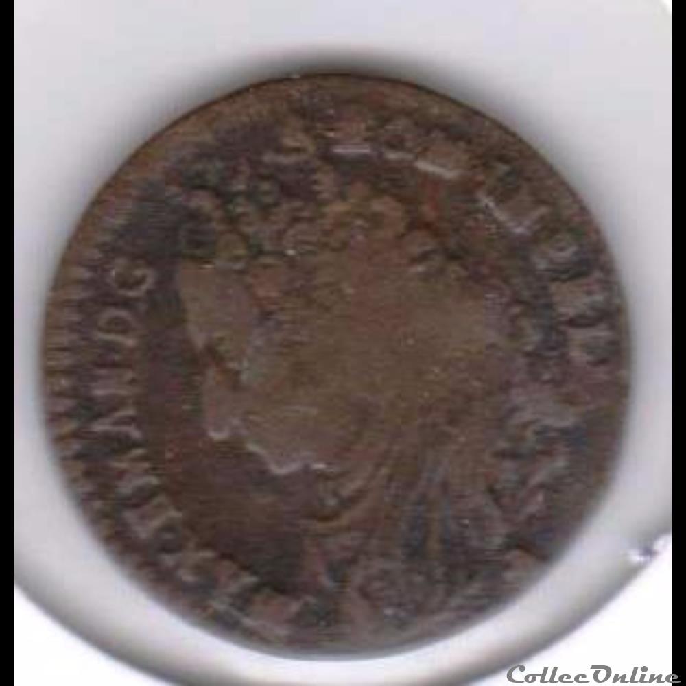 1 Liard 1712, Maximilien Emmanuel de Bavière, Namur PBE2 monnaie monde belgique 1 liard 1712 maximilien emmanuel de baviere namur pbe2