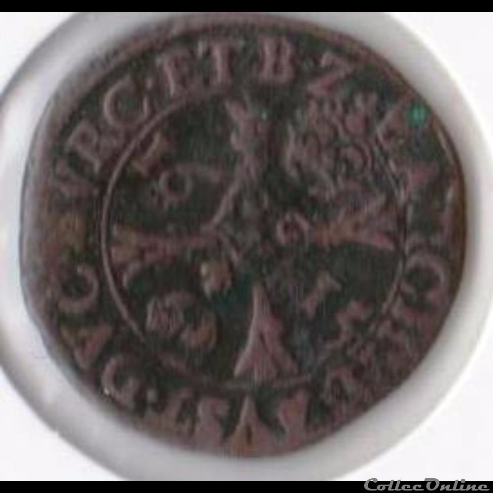 monnaie monde belgique gigot duit 1615 anvers albert et isabelle pbe7