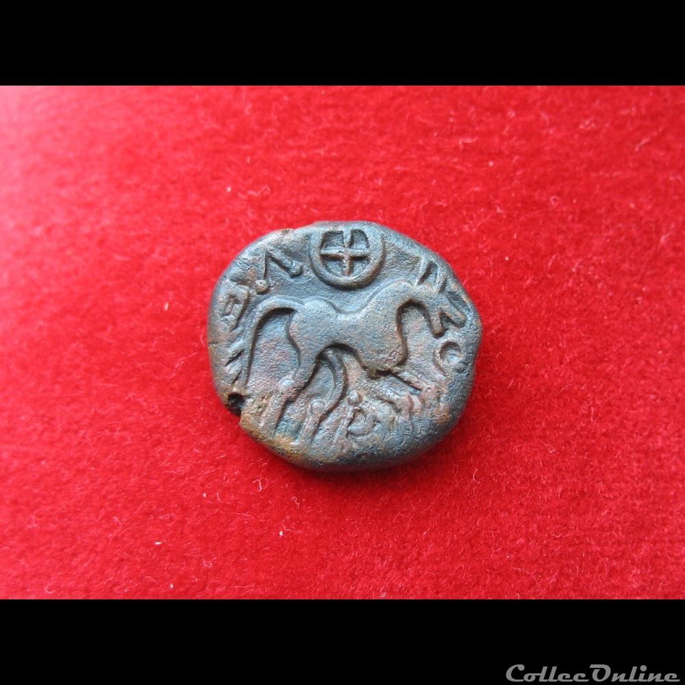 monnaie antique gauloise dt 626 627 bronze vercio