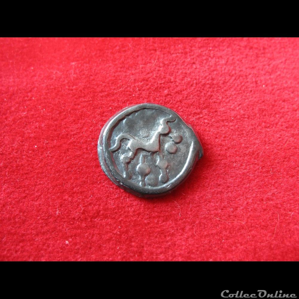 DT 629/630 Potin au rameau classe IV monnaie antique gauloise dt 629 630 potin au rameau classe iv