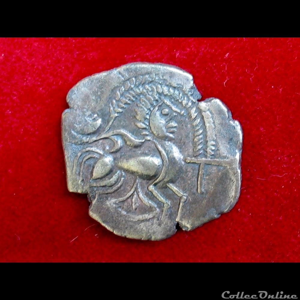DT 2210 (proche) Statère à la tente, type de Perros Guirec monnaie antique gauloise dt 2210 proche statere a la tente type de perros guirec