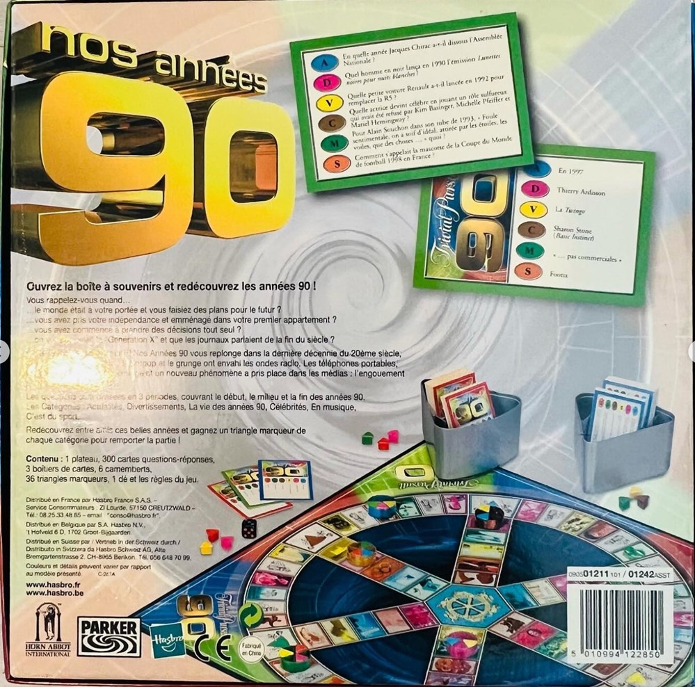 jeux de societe jouets 2005 edition nos annees 90