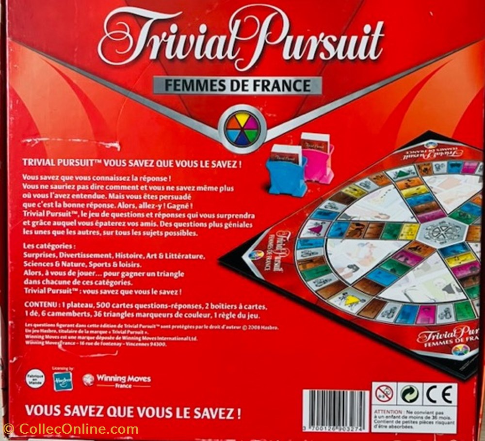 2008 - Édition femmes de France jeux societe jouets 2008 edition femmes de france
