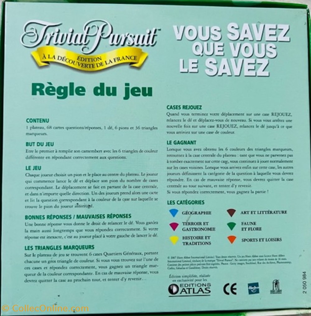 jeux societe jouets 2007 edition a la decouverte de la france voyage