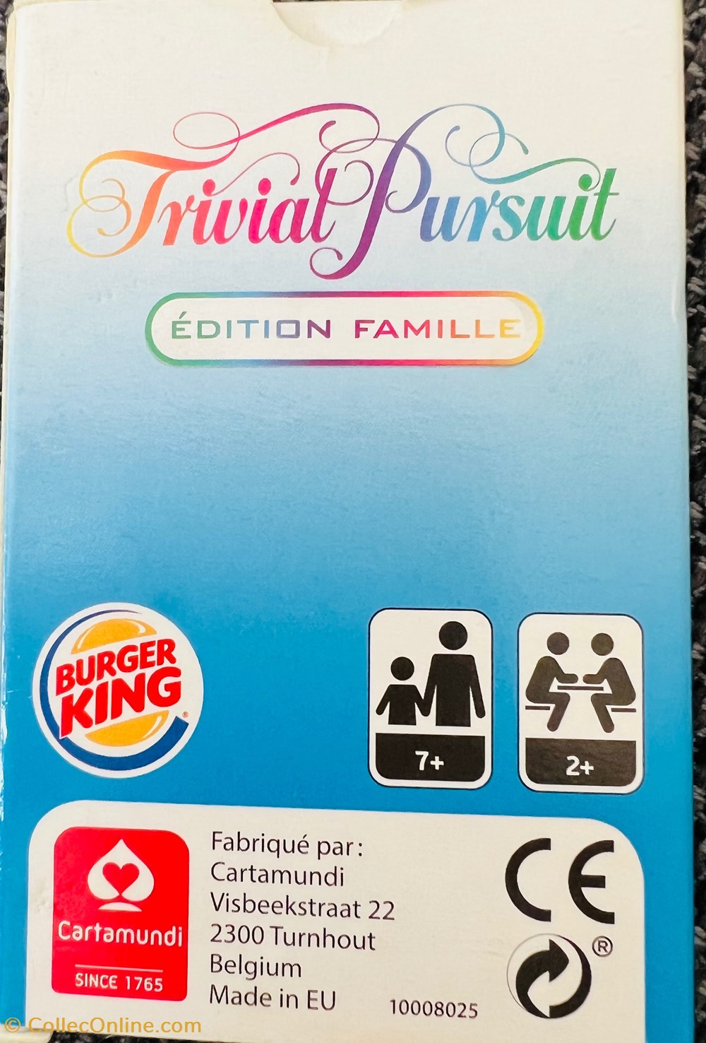 2020 - Trivial Pursuit Édition famille Burger King - cartas jeux de societe jouets 2020 trivial pursuit edition famille burger king cartas