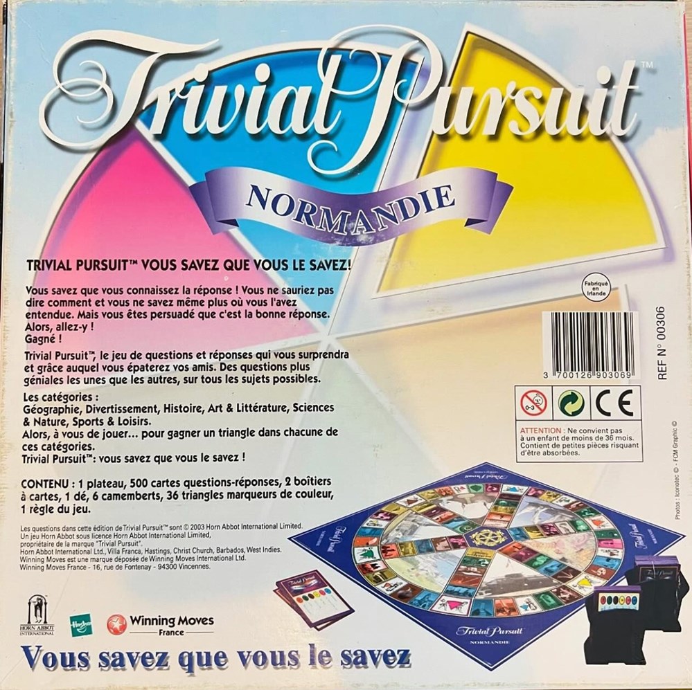 jeux de societe jouets 2003 trivial pursuit normandie