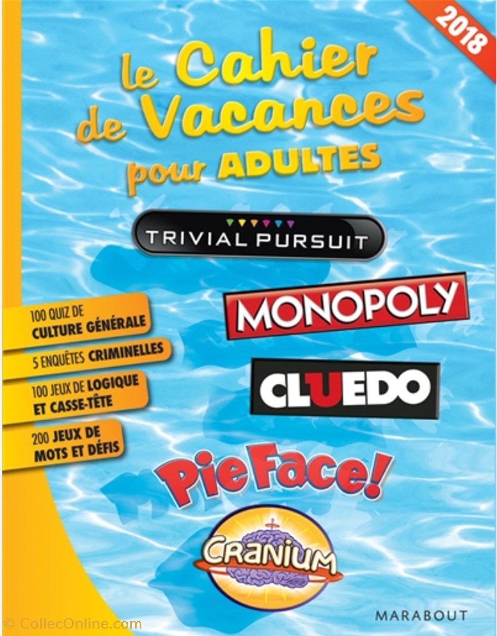 jeux societe jouets 2018 le cahier de vacances pour adultes