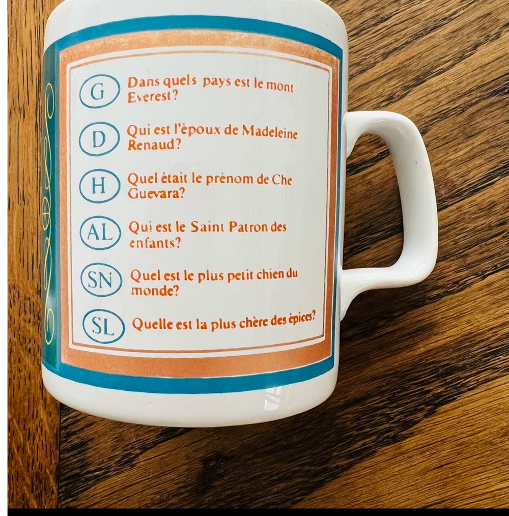 Mug Trivial Pursuit - jeux de societe jouets mug trivial pursuit