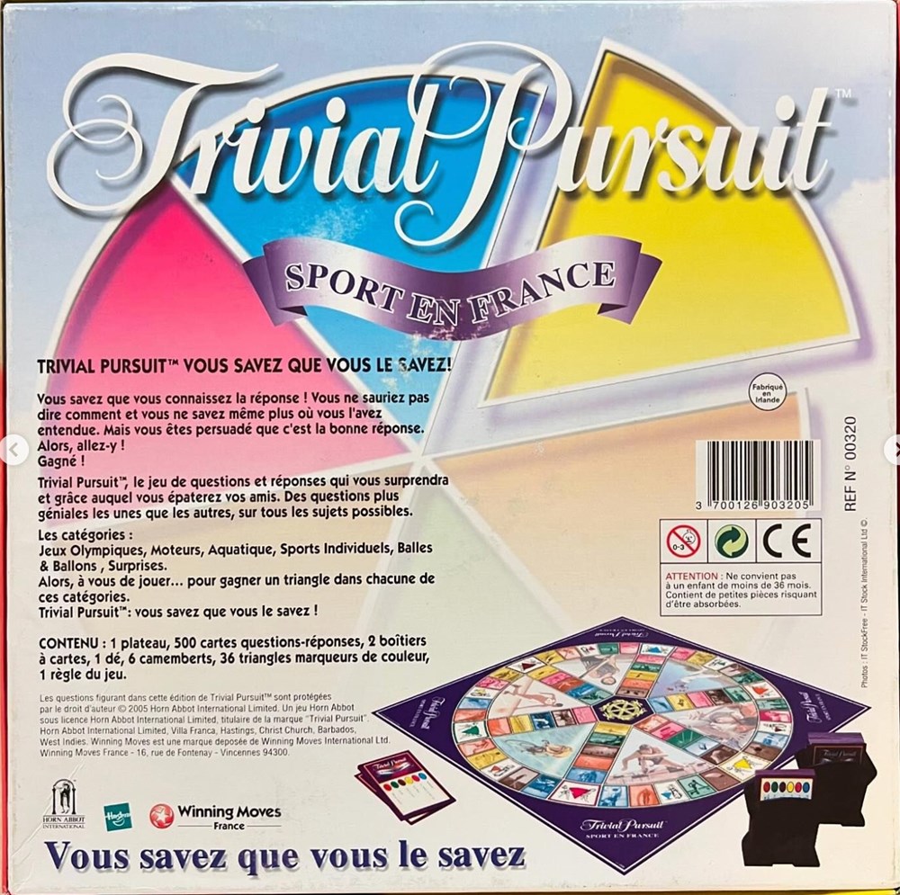 2005 - Édition Sport en France jeux de societe jouets 2005 edition sport en france