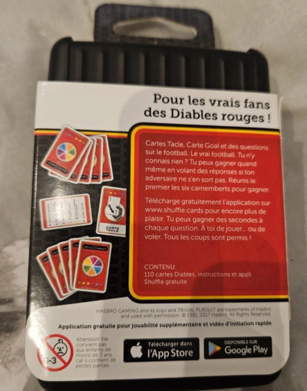 2017 -???- edition diables rouge - shuffle - voyage jeux de societe jouets 2017 edition diables rouge shuffle voyage