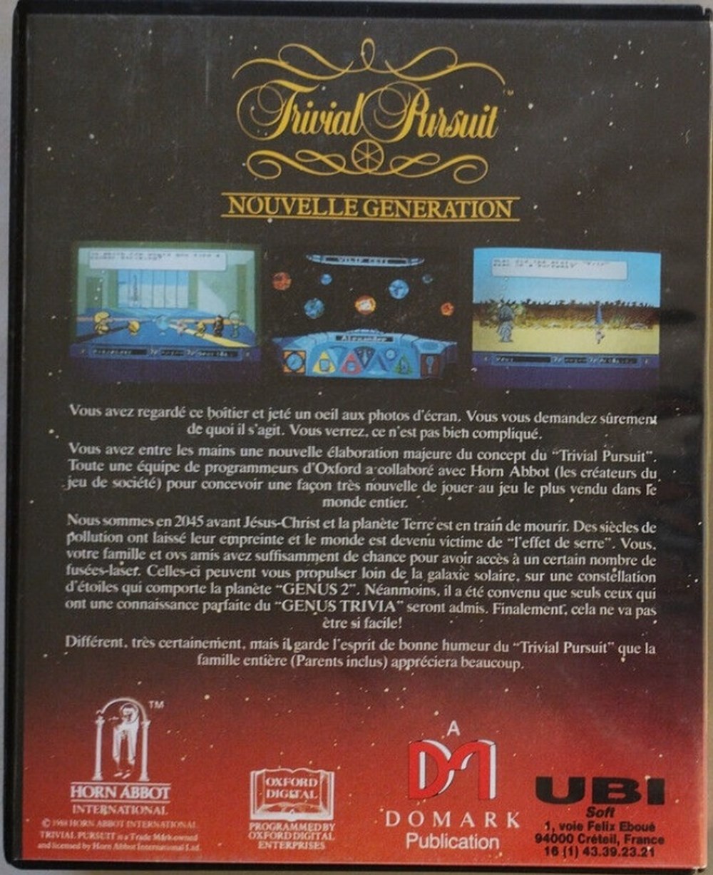 jeux societe jouets 1988 trivial pursuit nouvelle generation atari jeu video