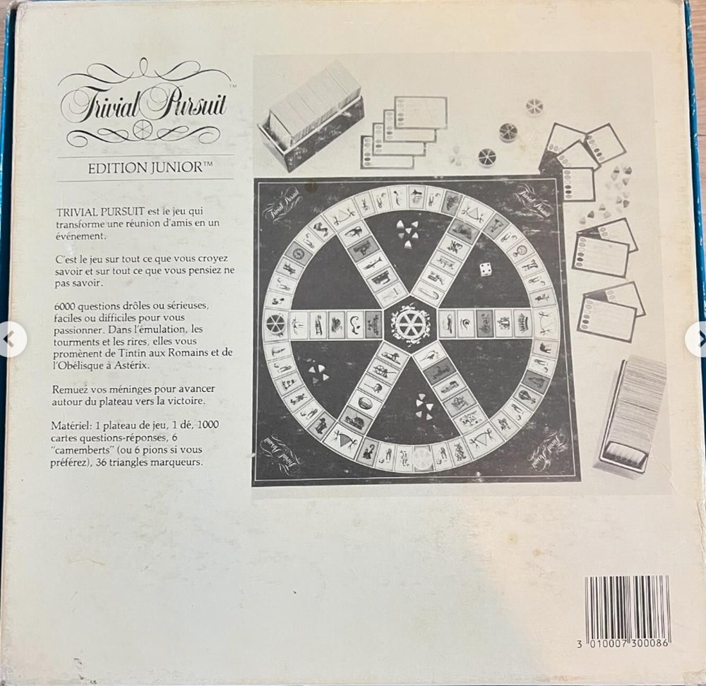1985 - Édition Junior I jeux de societe jouets 1985 edition junior i