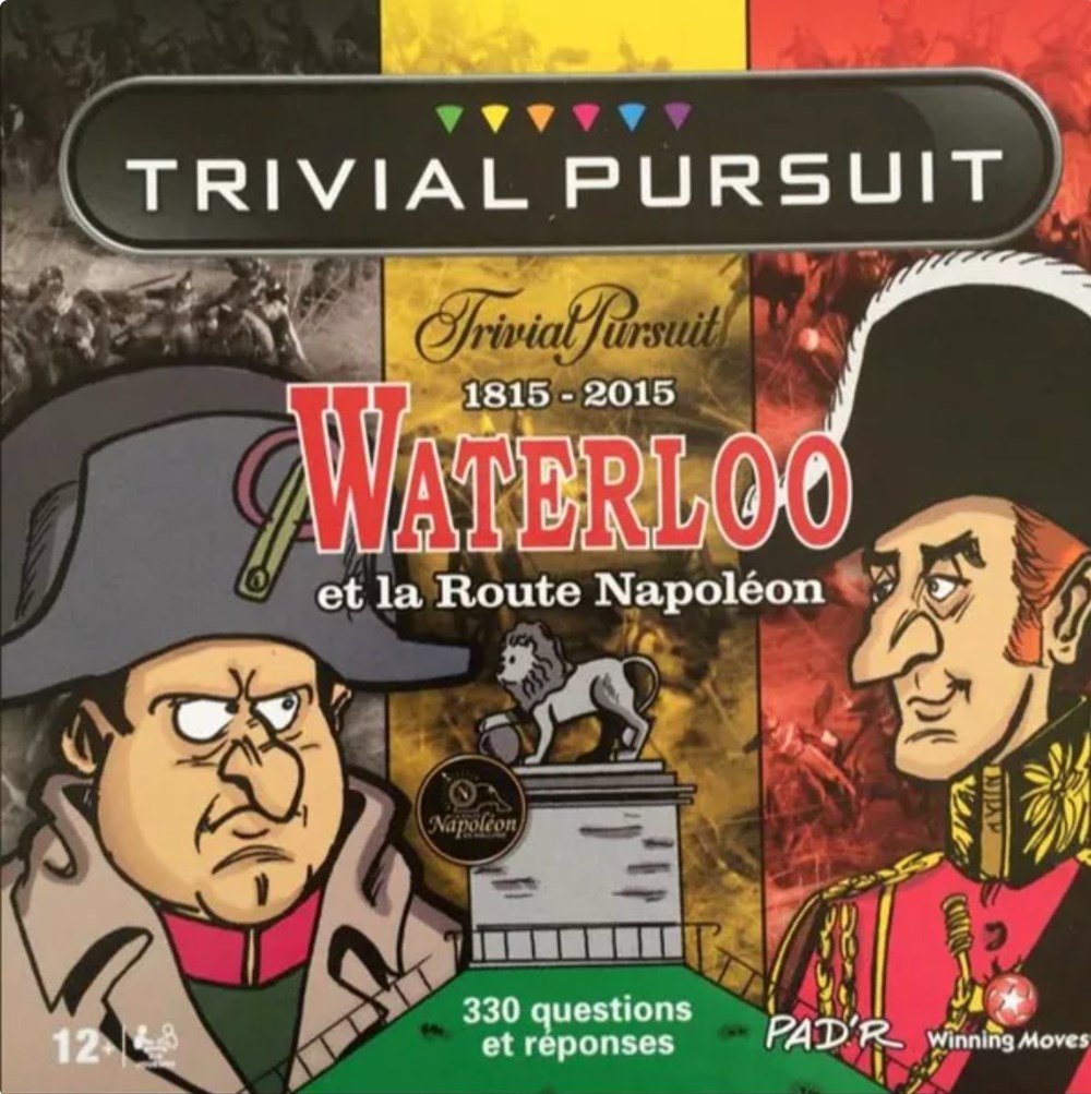 2020 -??- Trivial Pursuit Edition Waterloo et la route Napoléon - voyage jeux de societe jouets 2020 trivial pursuit edition waterloo et la route napoleon voyage