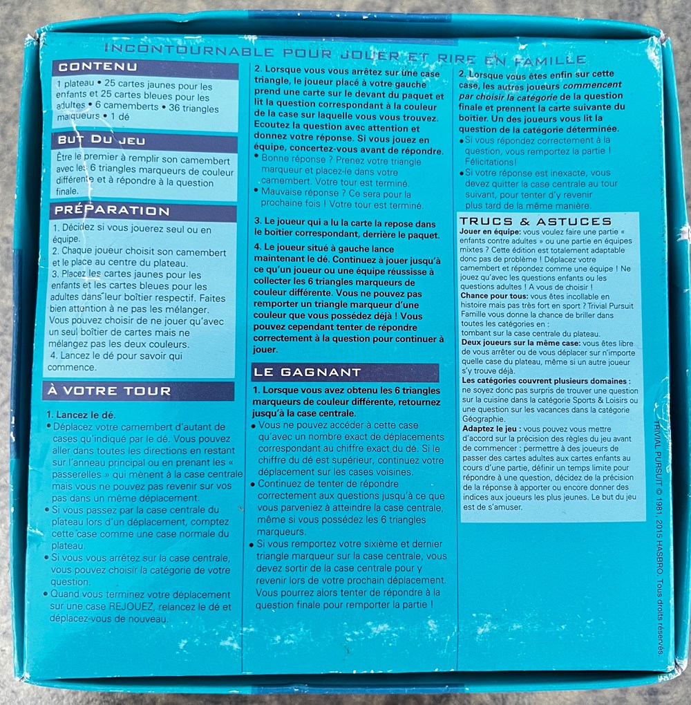 jeux de societe jouets 2015 trivial pursuit edition famille intermarche voyage
