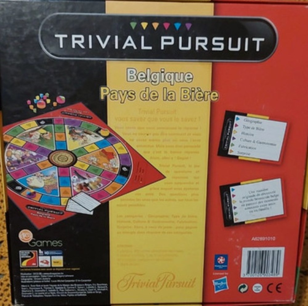 2013 - Trivial Pursuit édition Belgique Pays de la bière - complet jeux societe jouets 2013 trivial pursuit edition belgique pays de la biere complet