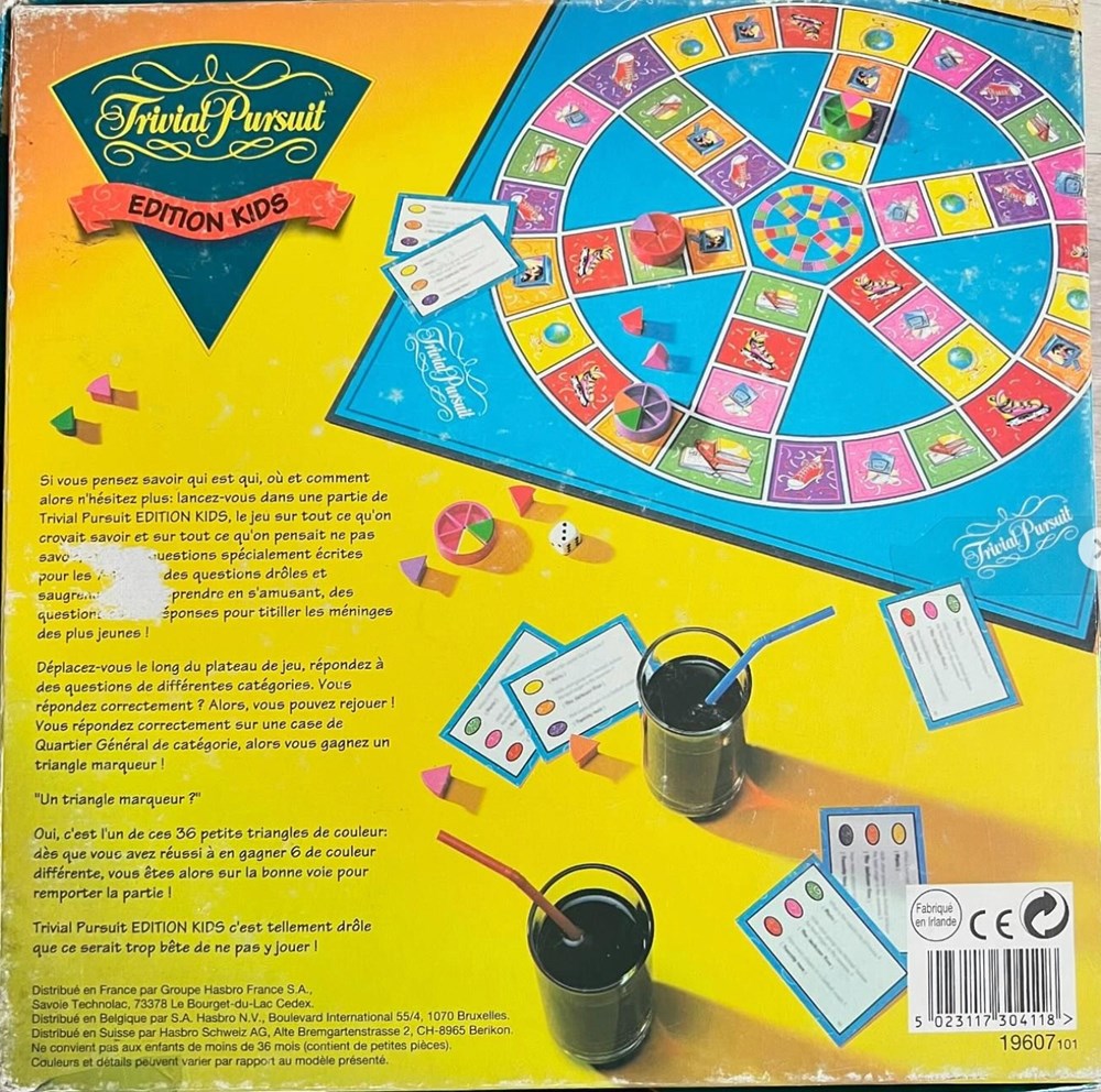 1995 - Édition Kids jeux de societe jouets 1995 edition kids