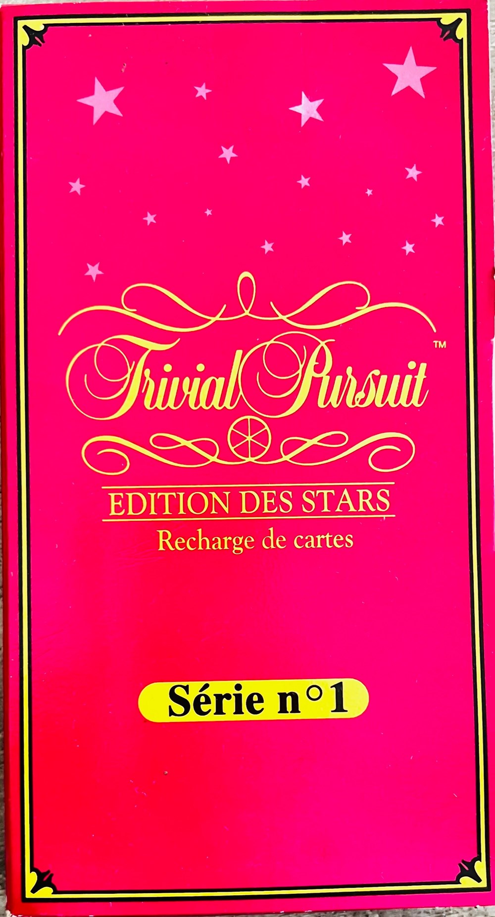 1996 - trivial Pursuit Édition de Stars série 1 - recharge jeux societe jouets 1996 trivial pursuit edition de stars serie 1 recharge