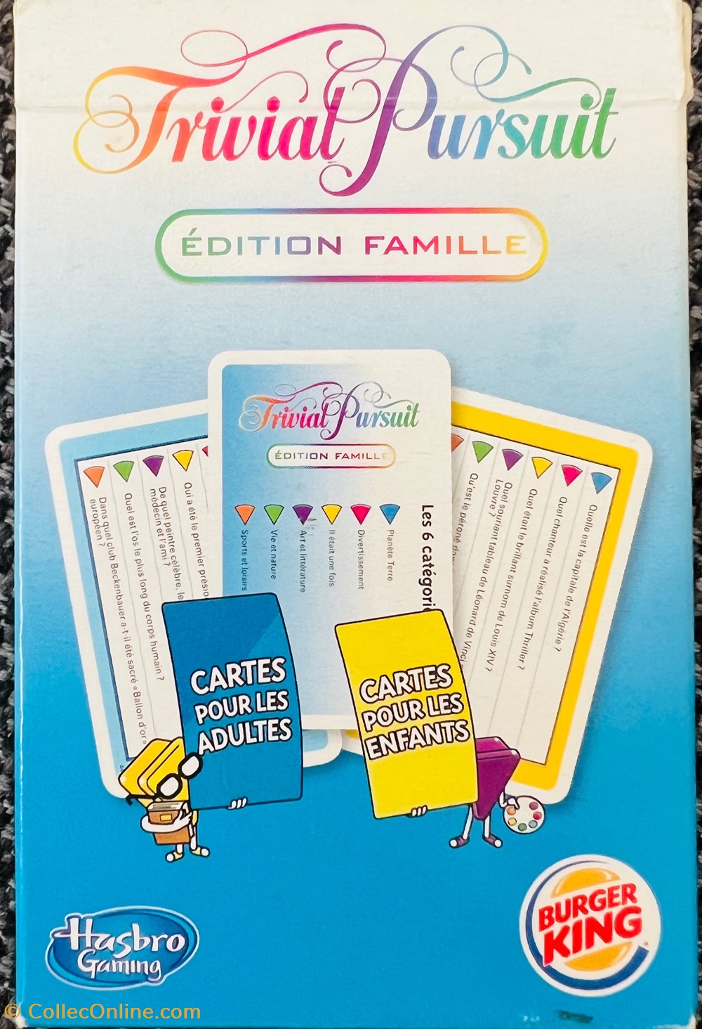 2020 - Trivial Pursuit Édition famille Burger King - cartas jeux de societe jouets 2020 trivial pursuit edition famille burger king cartas