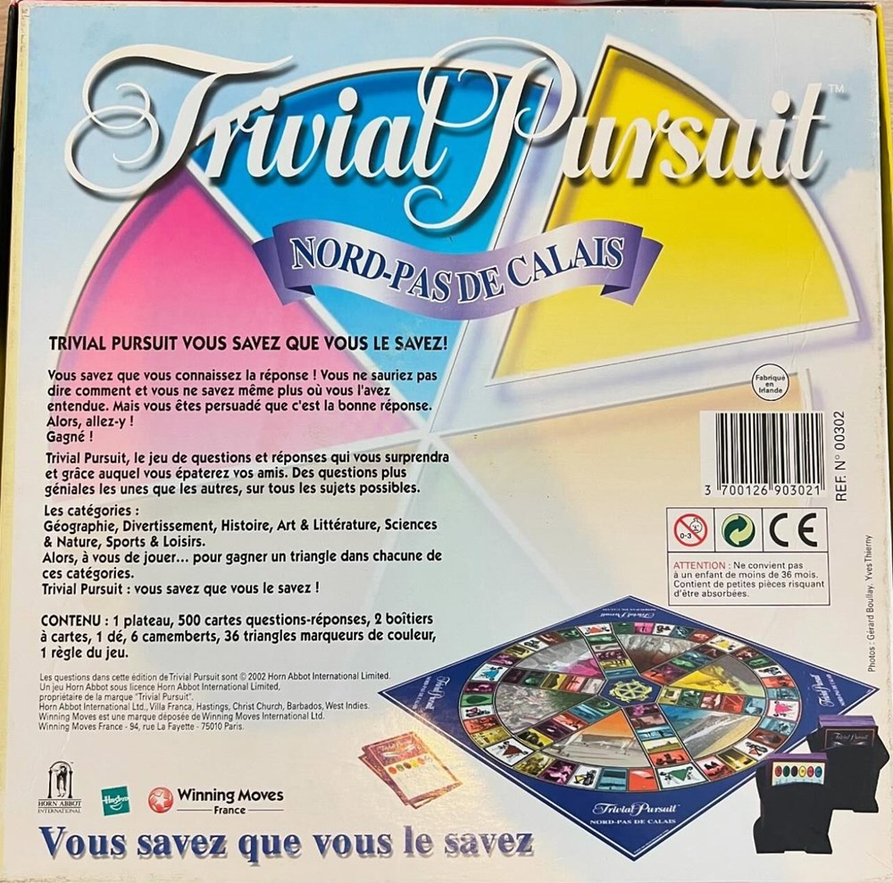 2002 - Édition Nord-Pas-de-Calais jeux societe jouets 2002 edition nord pas de calais