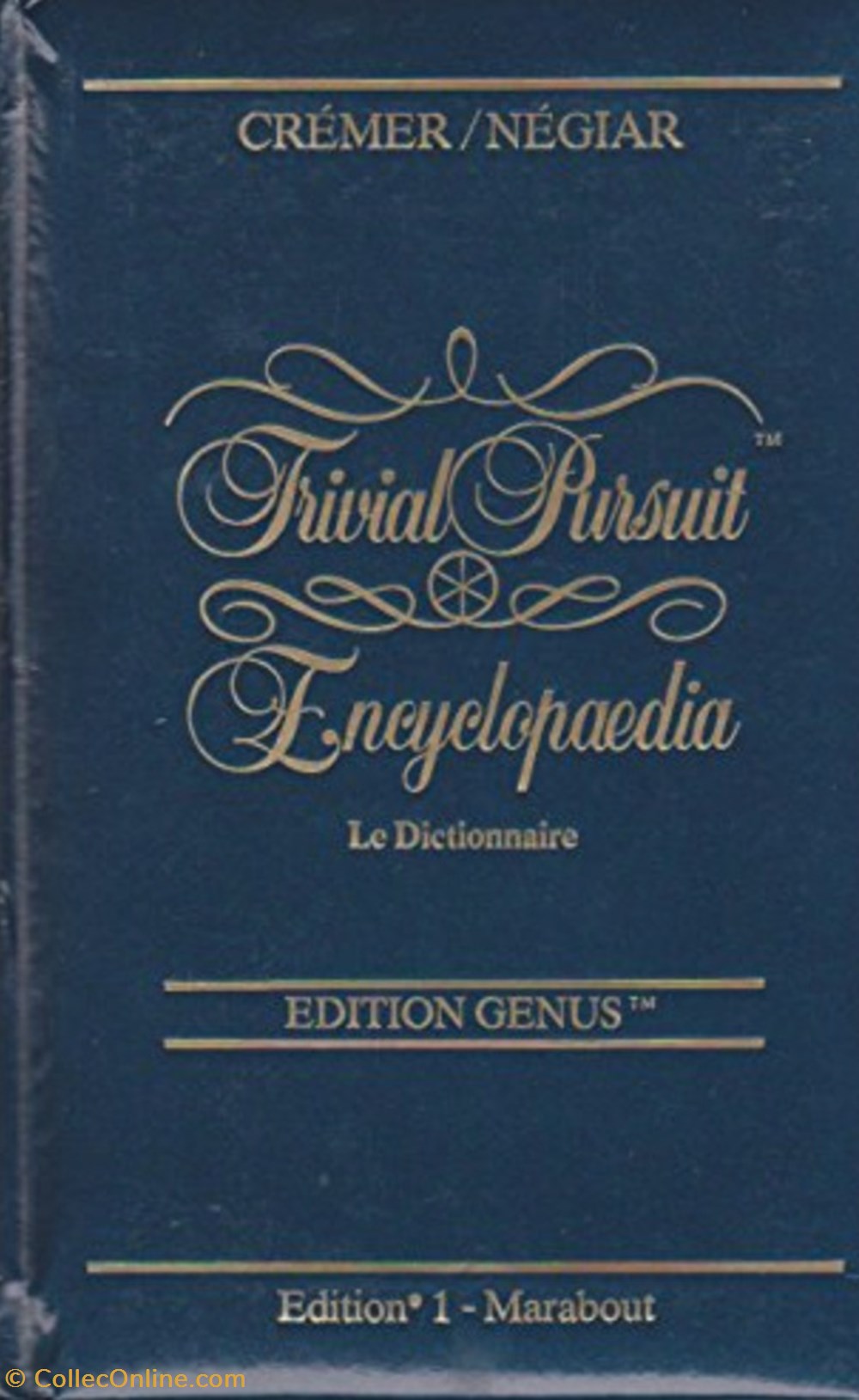 1988 - Trivial pursuit encyclopaedia - le dictionnaire, édition genus - Livre jeux de societe jouets 1988 trivial pursuit encyclopaedia le dictionnaire edition genus livre